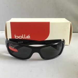 bolle Black Wraparound Sunglasses